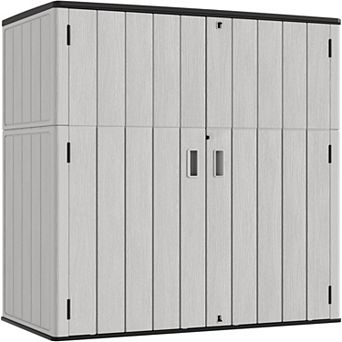 Outdoor Storage Cabinet Weather Resistant with Large Capacity