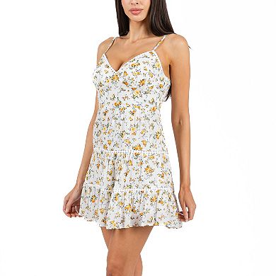 Juniors' B. Smart Spaghetti Strap Back Smocking Dress