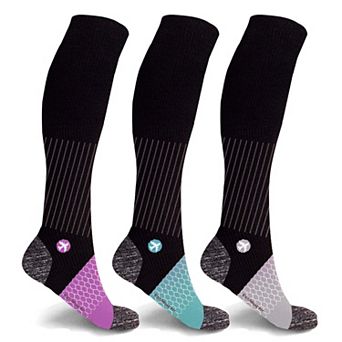 Compression Socks Knee High - 3 Pair