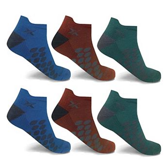 High Energy Ankle Compression Socks - Oceanic Design - 6 Pairs