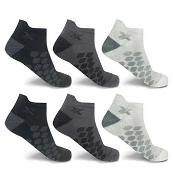 High Energy Ankle Compression Socks - Neutral Design - 6 Pairs