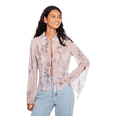 Current Obsession Tie Shirt