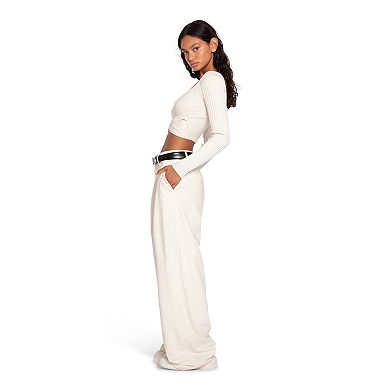Ready for Your Love Wool Wide Leg Pant