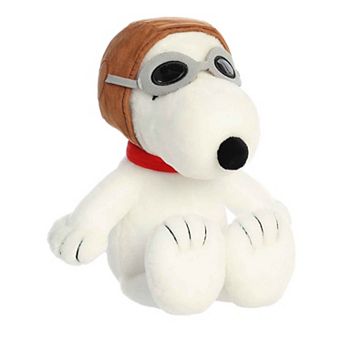 Aurora Medium White Peanuts 12" Flying Ace Adorable Stuffed Animal