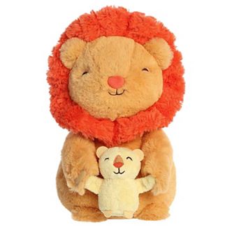 ebba Medium Orange Snuggawugs 11" Rex Lion & Regi Cub Baby Stuffed Animal
