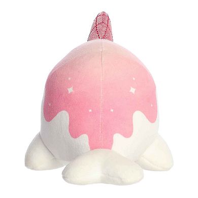 Aurora Small Rose Quartz Tasty Peach 7" Crystal Nomwhal Enchanting Stuffed Animal