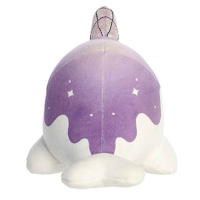 Aurora Small Amethyst Tasty Peach 7" Crystal Nomwhal Enchanting Stuffed Animal