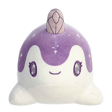 Aurora Small Amethyst Tasty Peach 7" Crystal Nomwhal Enchanting Stuffed Animal