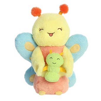ebba Medium Multicolor Snuggawugs 11" Mari Butterfly & Posy Caterpillar Baby Stuffed Animal