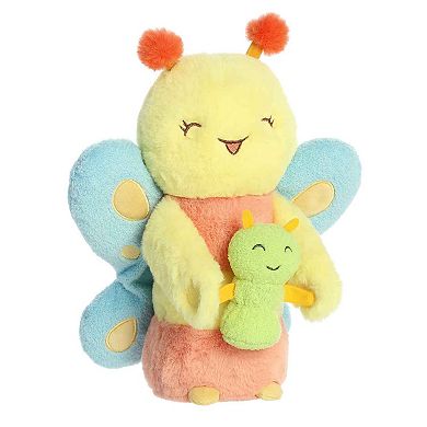 ebba Medium Multicolor Snuggawugs 11" Mari Butterfly & Posy Caterpillar Baby Stuffed Animal