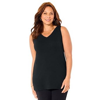 Catherines Women's Plus Size Suprema Studio Reversible Tank