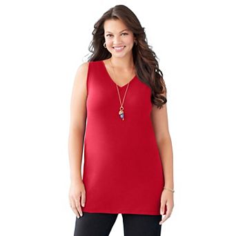 Catherines Women's Plus Size Suprema Studio Reversible Tank