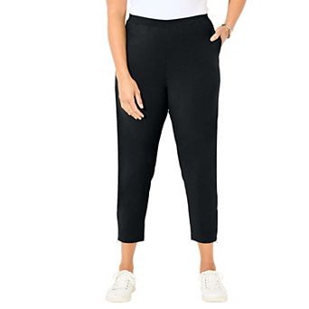 Catherines Women's Plus Size Suprema Studio Slim Leg Zip Pant