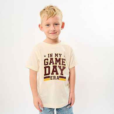 In My Game Day Era - Maroon Toddler Short Sleeve Graphic Tee