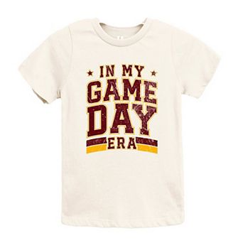 In My Game Day Era - Maroon Toddler Short Sleeve Graphic Tee