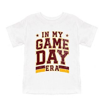 In My Game Day Era - Maroon Toddler Short Sleeve Graphic Tee