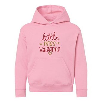 Little Miss Valentine Youth Graphic Hoodie