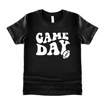 Game Day Football Toddler Short Sleeve Graphic Tee