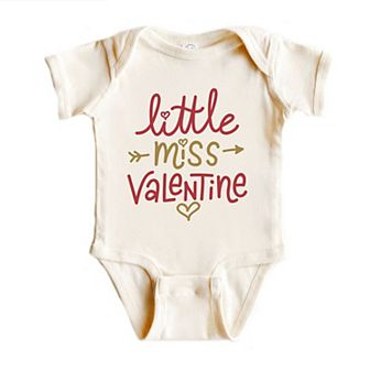 Little Miss Valentine Baby Bodysuit
