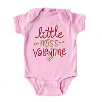 Little Miss Valentine Baby Bodysuit