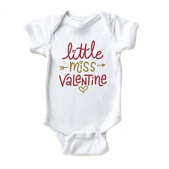 Little Miss Valentine Baby Bodysuit