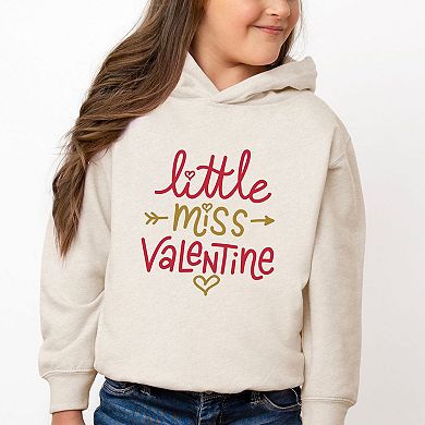 Little Miss Valentine Toddler Graphic Hoodie