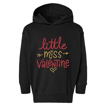 Little Miss Valentine Toddler Graphic Hoodie