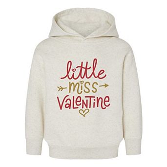 Little Miss Valentine Toddler Graphic Hoodie