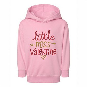 Little Miss Valentine Toddler Graphic Hoodie