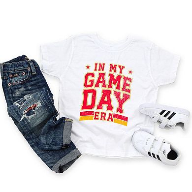 In My Game Day Era - Red Toddler Short Sleeve Graphic Tee