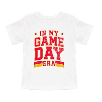 In My Game Day Era - Red Toddler Short Sleeve Graphic Tee
