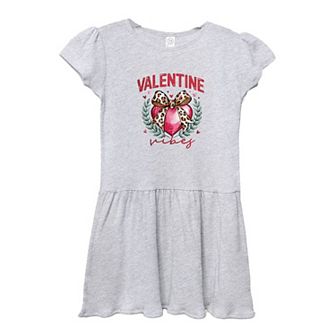 Coquette Valentine Vibes Toddler Girl Dress
