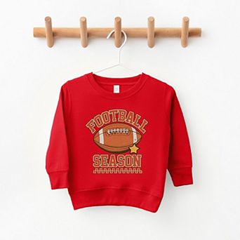 Football Season Star Youth Ultra-Soft Graphic Sweatshirt