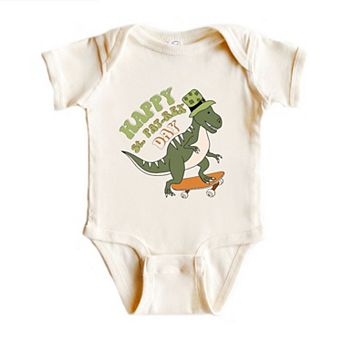 Happy St. Pat-Rex Day Baby Bodysuit