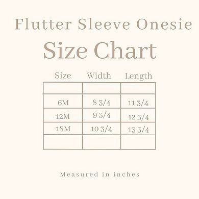 Little Miss Valentine Baby Flutter Sleeve Bodysuit