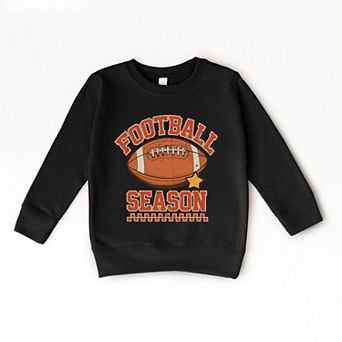 Football Season Star Toddler Graphic Sweatshirt