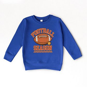 Football Season Star Toddler Graphic Sweatshirt