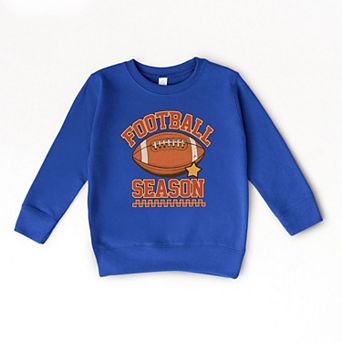 Football Season Star Toddler Graphic Sweatshirt