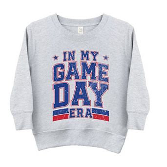 In My Game Day Era - Blue Toddler Graphic Sweatshirt