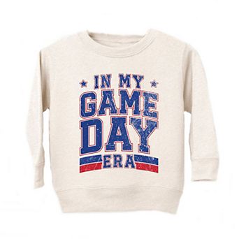 In My Game Day Era - Blue Toddler Graphic Sweatshirt