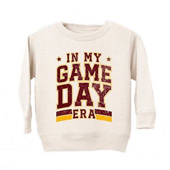 In My Game Day Era - Maroon Toddler Graphic Sweatshirt
