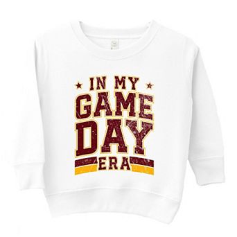 In My Game Day Era - Maroon Toddler Graphic Sweatshirt