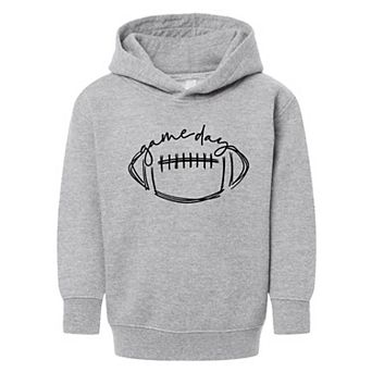 Football Game Day Toddler Graphic Hoodie