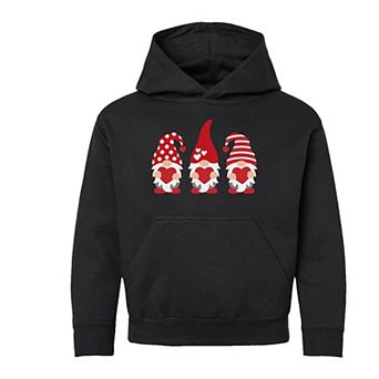 Valentine's Gnomes Youth Graphic Hoodie