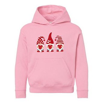 Valentine's Gnomes Youth Graphic Hoodie