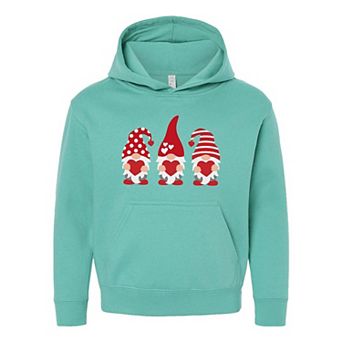 Valentine's Gnomes Youth Graphic Hoodie