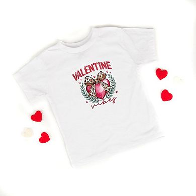 Coquette Valentine Vibes Youth Short Sleeve Graphic Tee