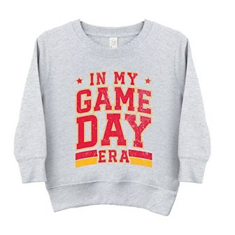In My Game Day Era - Red Toddler Graphic Sweatshirt