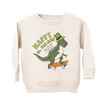 Happy St. Pat-Rex Day Youth Ultra-Soft Graphic Sweatshirt