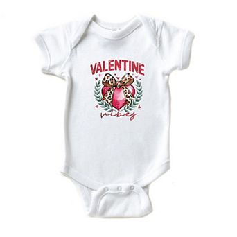 Coquette Valentine Vibes Baby Bodysuit